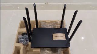 Ruijie RGEW1200G Pro WiFi Installation Unboxing and Detailed View [upl. by Ailime]