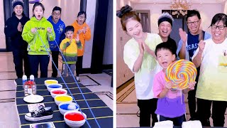 Christmas Party Games  Challenge The Pitching Game Your Heart Will Beat Faster Funnyfamily Party [upl. by O'Shee]