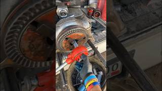 Ridgid pipe threader shortsfeed install [upl. by Eckel]