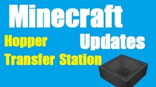 Minecraft Hopper Transfer Station [upl. by Nirro]