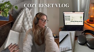 COZY RESET VLOG  getting my life together budget checkin setting goals amp bookish chats [upl. by Helbonia534]