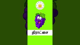 பழங்கள்  Learn Tamil fruits name for kids and children in Tamil Tamilarasi [upl. by Siuqcram]