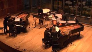 Bartók Sonata for Two Pianos and Percussion III from ChamberFest Cleveland  2012 Season [upl. by Noreik]