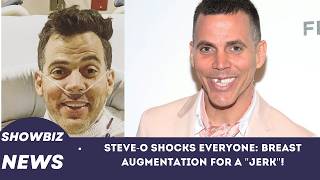 Unexpectedly SteveO breast augmentation for the new episode of quotJerkquot [upl. by Ahens]