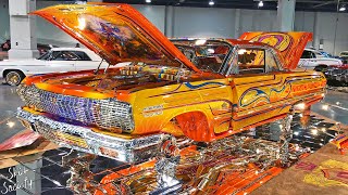 BEST LOWRIDERS in the World Classic Car SuperShow [upl. by Decamp]