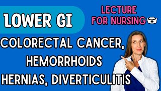 Colorectal cancer hernias diverticulitis hemorrhoids and more Nursing NCLEX Questions [upl. by Nasus336]