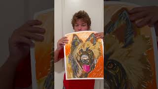 Did you know Viktor is autistic and nonverbal His art speaks volumes autism drawing autistic [upl. by Cresa]