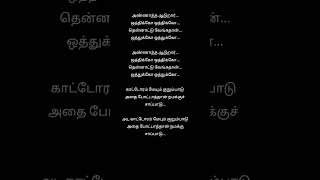 Annatha Aadurar 💕 blackscreenlyrics [upl. by Neelahtak229]