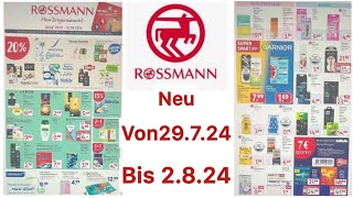 ROSSMANN Werbung Prospekt Angebote und Aktionen Gültig von 29724 bis 2824 [upl. by Avaria84]