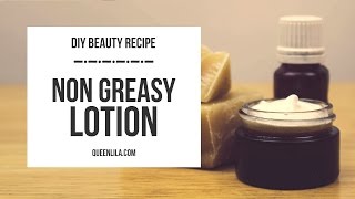 DIY  Non greasy body lotion  Liz Bumgarner beauty amp wellness [upl. by Nauqit]