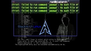 BlackArch NetInstall  i3wm chroot error [upl. by Schechter367]