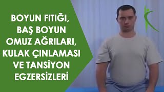 5x1 Egzersiz  Boyun Fıtığı Baş Boyun Omuz Ağrıları Kulak Çınlaması ve Tansiyon Egzersizleri [upl. by Moran]