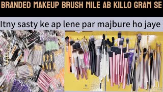 Branded makeup brushes aur available in per KG’s there are different types of brushes in the Box [upl. by Jorey]