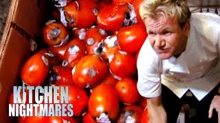 NoOne Can Explain A Box of Rotting Tomatoes  Kitchen Nightmares [upl. by Esiuolyram]