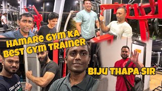 Vlog  7 Hamare Gym Ka Best Gym Trainer  Biju Thapa Sir 😍 [upl. by Stryker]