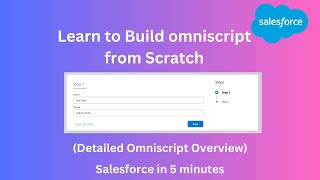 Introduction to Omnistudio omniscript  Part 3 [upl. by Allis831]