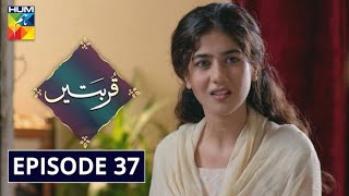 Qurbatain Episode 37 HUM TV Drama 10 November 2020 [upl. by Mailliw]