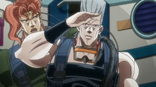 Polnareffs Hand Signal  JoJos Bizarre Adventure Stardust Crusaders [upl. by Lednic]