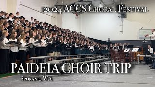 Paideia School Choir Trip to 2024 ACCS Choral Festival [upl. by Janis]