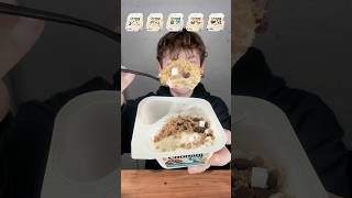 EATING VARIOUS CHOBANI FLIPS  VNM ASMR shorts mukbang [upl. by Ynohtnad]