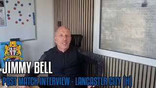 Clitheroe 20 Lancaster City  Jimmy Bell Post Match Interview [upl. by Larok]