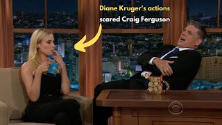 Diane Krugers actions scared Craig Ferguson  MRBeat [upl. by Atsirhc]