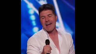 Simons dream came true where he could actually sing gottalent agt shorts [upl. by Eeram54]