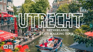 Utrecht Netherlands 2023 Summer Walking Tour 4k [upl. by Terpstra]