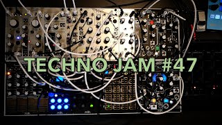 Techno Jam 47 Make Noise modular system Korg drumlogue [upl. by Ahsien]