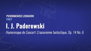 Ignacy Jan Paderewski  Cracovienne fantastique Op 14 No 6  Pierdomenico Leonardo [upl. by Gautea235]