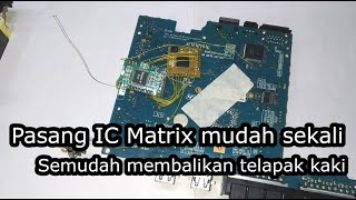 Pasang IC Matrix di PS2 Slim SCPH 90006  Playstation 2 [upl. by Tania]