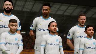 Gameplay FC 24  Montpellier Herault  Olympique de Marseille  Ligue 1  20242025 [upl. by Cerallua]