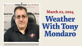 Weather Live with Tony Mondaro [upl. by Haneekas980]