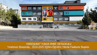 Onikişubat Yunus Emre Ortaokulu [upl. by Lehcin]