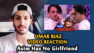 Umar Riaz LIVE Reaction On Vikas Gupta Accusing Asim Having Girlfriend  Bigg Boss 13 [upl. by Ashbaugh286]