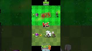 Pvz 2 Vs Pvz  Repeater Foom Shroom Kernel Pult Vs Yeti zombie Team shorts [upl. by Millburn]