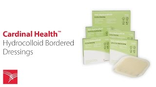 Cardinal Health™ Hydrocolloid Bordered Dressings [upl. by Sihun]