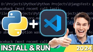 How to Install Python Interpreter in VS Code  Python Interpreter in Visual Studio Code 2024 [upl. by Bran]