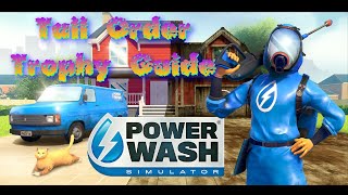 PowerWash Simulator  Tall Order Trophy Guide Fire Station Level [upl. by Lenoj]