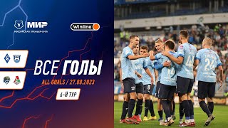 Все голы 27082023  6 тур Мир РПЛ 202324 [upl. by Amory]