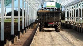 Auger bucket feeding in Redpath shelter [upl. by Charry323]