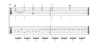 PASSACAGLIA  GUITAR DUET TAB by HANDEL [upl. by Solegna]