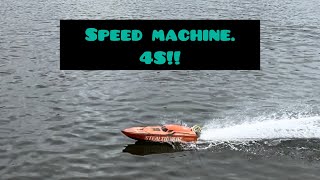 Proboat Stealthwake 4S Speed Run [upl. by Yert981]