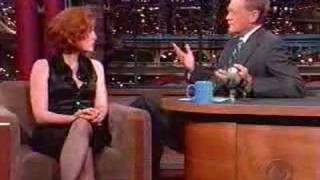 Gillian Anderson on Letterman Part 2 of 2 [upl. by Arakahs]