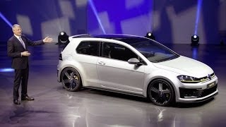 Volkswagen Golf R400  2014 Beijing Auto Show  AutoEmotionenTV [upl. by Galatia]