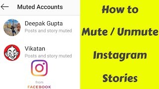 How to Mute amp Unmute someones Instagram Story [upl. by Juliet977]