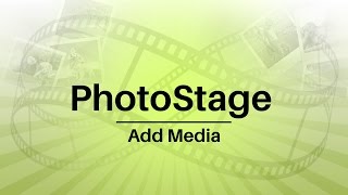 How to Add Media  PhotoStage Slideshow Software Tutorial [upl. by Anreval300]