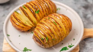 The BEST Hasselback Potatoes Recipe [upl. by Norabal77]