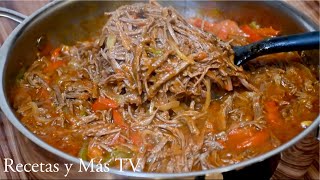 Cómo hacer una rica carne guisada  sabías hacer ropa vieja [upl. by Auhsuj315]