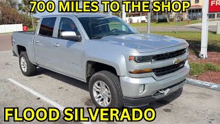 Mike Drives The Flood Silverado 700 Miles Back to Shop amp Quick Fix [upl. by Neeneg945]